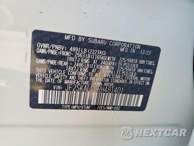 Zdjęcie 13 z 13 samochodu: 2024 SUBARU FORESTER LIMITED VIN:JF2SKALC0RH481401 - miniatura