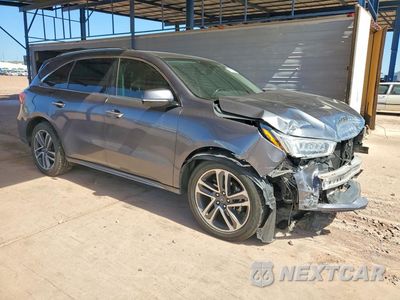 Czwarte zdjęcie samochodu z boku: 2017 ACURA MDX ADVANCE VIN:5FRYD4H90HB026448 - miniatura