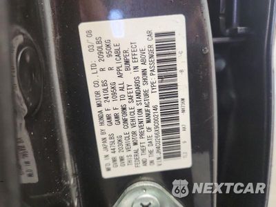 Zdjęcie 12 z 12 samochodu: 2009 ACURA TSX VIN:JH4CU266X9C002146 - miniatura