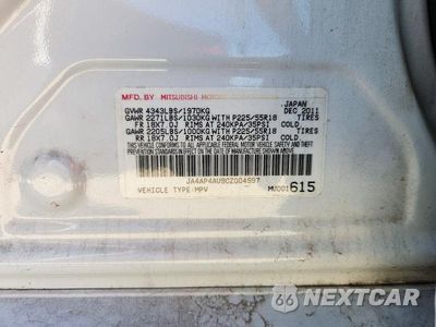 Zdjęcie 12 z 12 samochodu: 2012 MITSUBISHI OUTLANDER SPORT SE VIN:JA4AP4AU9CZ004597 - miniatura