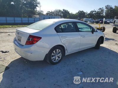 Trzecie zdjęcie samochodu z tyłu: 2012 HONDA CIVIC LX VIN:19XFB2F50CE003706 - miniatura