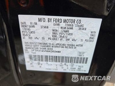 Zdjęcie 12 z 12 samochodu: 2008 FORD F150 VIN:1FTPX14V58KD02440 - miniatura