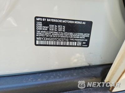 Zdjęcie 12 z 12 samochodu: 2026 BMW I5 XDRIVE 40 VIN:WBY33HG03TCX23710 - miniatura