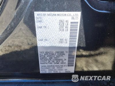 Zdjęcie 12 z 12 samochodu: 2025 NISSAN ALTIMA SV VIN:1N4BL4DV9SN402835 - miniatura