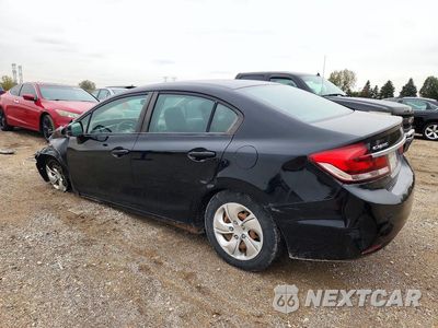 Drugie zdjęcie samochodu z przodu: 2013 HONDA CIVIC LX VIN:19XFB2F53DE048883 - miniatura