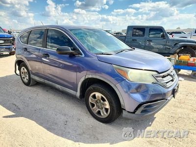 Czwarte zdjęcie samochodu z boku: 2014 HONDA CR-V LX VIN:3CZRM3H34EG700631 - miniatura