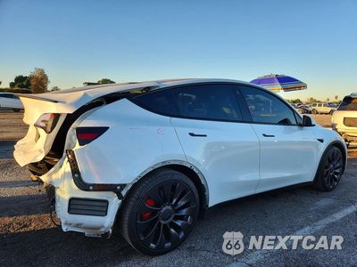Trzecie zdjęcie samochodu z tyłu: 2022 TESLA MODEL Y VIN:7SAYGDEF7NF488622 - miniatura