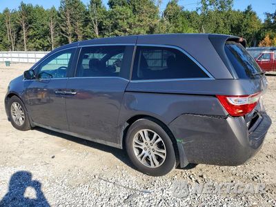 Drugie zdjęcie samochodu z przodu: 2013 HONDA ODYSSEY EXL VIN:5FNRL5H63DB033747 - miniatura