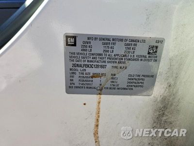 Zdjęcie 13 z 13 samochodu: 2012 CHEVROLET EQUINOX LTZ VIN:2GNALFEK3C1281607 - miniatura