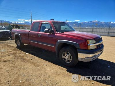 Czwarte zdjęcie samochodu z boku: 2004 CHEVROLET SILVERADO K1500 VIN:1GCEK19T84E189816 - miniatura