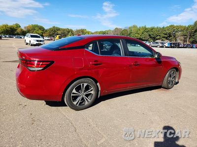 Trzecie zdjęcie samochodu z tyłu: 2020 NISSAN SENTRA SV VIN:3N1AB8CV9LY218200 - miniatura