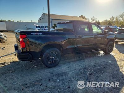 Trzecie zdjęcie samochodu z tyłu: 2021 CHEVROLET SILVERADO K1500 CUSTOM VIN:1GCPYBEK2MZ255280 - miniatura