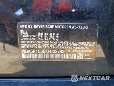 Zdjęcie 12 z 12 samochodu: 2019 BMW 330I VIN:WBA5R1C55KFH02792 - miniatura
