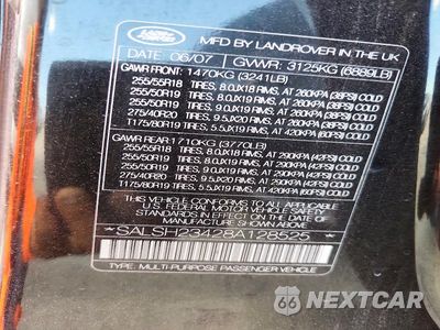 Zdjęcie 13 z 13 samochodu: 2008 LAND ROVER RANGE ROVER SPORT SUPERCHARGED VIN:SALSH23428A128525 - miniatura