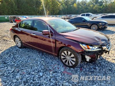 Czwarte zdjęcie samochodu z boku: 2015 HONDA ACCORD EXL VIN:1HGCR3F80FA032954 - miniatura