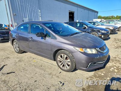 Czwarte zdjęcie samochodu z boku: 2014 HONDA CIVIC LX VIN:19XFB2F51EE011493 - miniatura