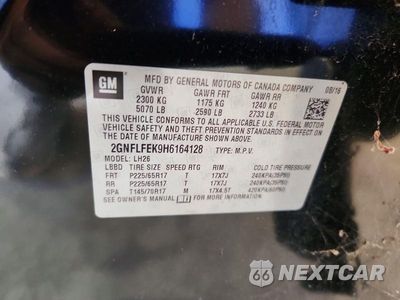 Zdjęcie 13 z 13 samochodu: 2017 CHEVROLET EQUINOX LT VIN:2GNFLFEK9H6164128 - miniatura