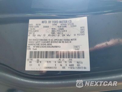 Zdjęcie 13 z 13 samochodu: 2010 FORD EXPLORER SPORT TRAC LIMITED VIN:1FMEU3DEXAUA05813 - miniatura