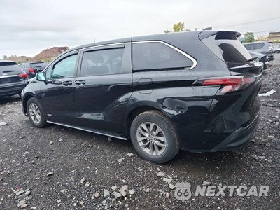 Drugie zdjęcie samochodu z przodu: 2021 TOYOTA SIENNA LE VIN:5TDKRKEC8MS003650 - miniatura