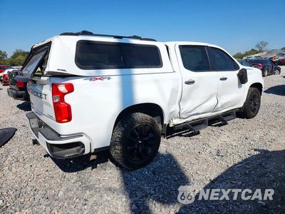 Trzecie zdjęcie samochodu z tyłu: 2022 CHEVROLET SILVERADO LTD K1500 CUSTOM VIN:3GCPYBEK0NG195050 - miniatura