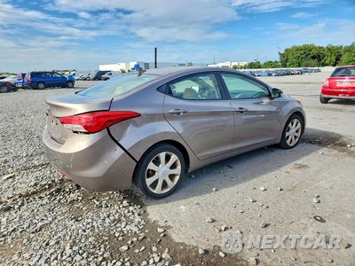 Trzecie zdjęcie samochodu z tyłu: 2011 HYUNDAI ELANTRA LIMITED VIN:5NPDH4AE0BH010884 - miniatura