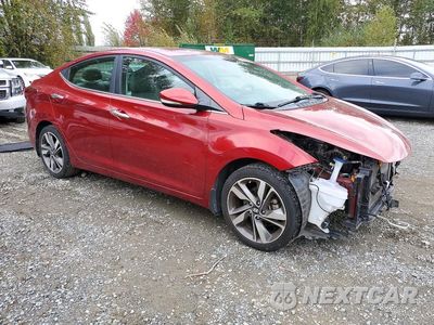 Czwarte zdjęcie samochodu z boku: 2014 HYUNDAI ELANTRA LIMITED VIN:5NPDH4AE2EH470598 - miniatura