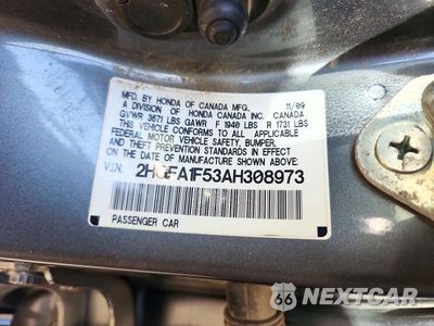 Zdjęcie 12 z 12 samochodu: 2010 HONDA CIVIC LX VIN:2HGFA1F53AH308973 - miniatura