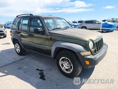 Czwarte zdjęcie samochodu z boku: 2007 JEEP LIBERTY SPORT VIN:1J4GK48K47W648917 - miniatura