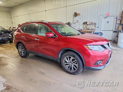 Czwarte zdjęcie samochodu z boku: 2015 NISSAN ROGUE SL VIN:5N1AT2MV6FC866429 - miniatura