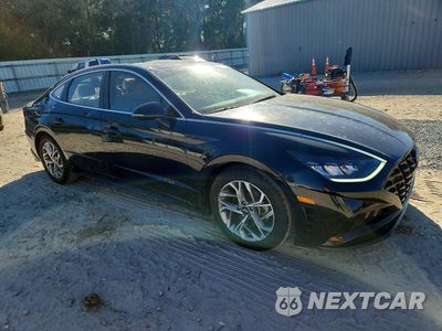 Czwarte zdjęcie samochodu z boku: 2021 HYUNDAI SONATA SEL VIN:KMHL64JAXMA143530 - miniatura