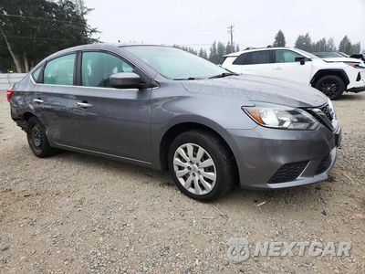 Czwarte zdjęcie samochodu z boku: 2017 NISSAN SENTRA SV VIN:3N1AB7AP6HY390058 - miniatura
