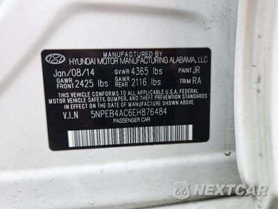 Zdjęcie 12 z 12 samochodu: 2014 HYUNDAI SONATA GLS VIN:5NPEB4AC6EH876484 - miniatura