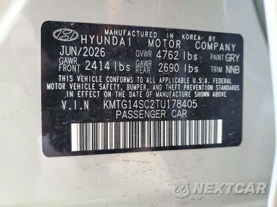 Zdjęcie 12 z 12 samochodu: 2026 GENESIS G70 2.5T STANDARD VIN:KMTG14SC2TU178405 - miniatura