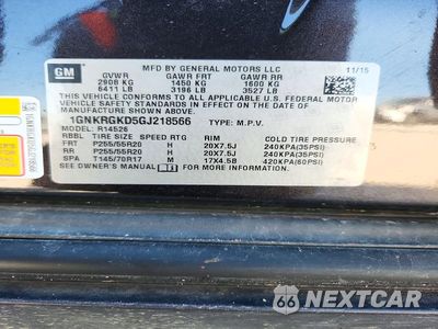 Zdjęcie 13 z 13 samochodu: 2016 CHEVROLET TRAVERSE LT VIN:1GNKRGKD5GJ218566 - miniatura
