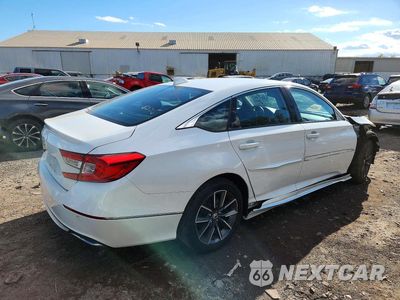Trzecie zdjęcie samochodu z tyłu: 2021 HONDA ACCORD EXL VIN:1HGCV1F53MA064431 - miniatura
