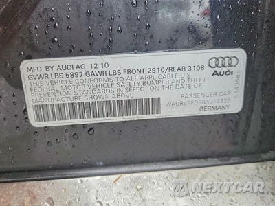Zdjęcie 13 z 13 samochodu: 2011 AUDI A8 L QUATTRO VIN:WAURVAFD6BN013329 - miniatura