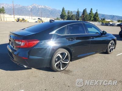 Trzecie zdjęcie samochodu z tyłu: 2020 HONDA ACCORD SPORT VIN:1HGCV1F3XLA139574 - miniatura