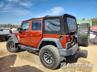 Drugie zdjęcie samochodu z przodu: 2014 JEEP WRANGLER UNLIMITED SPORT VIN:1C4BJWDG5EL199200 - miniatura