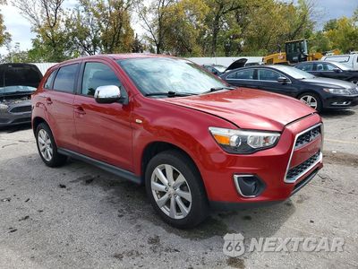 Czwarte zdjęcie samochodu z boku: 2015 MITSUBISHI OUTLANDER SPORT ES VIN:4A4AP3AUXFE001440 - miniatura
