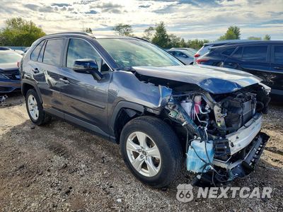 Czwarte zdjęcie samochodu z boku: 2019 TOYOTA RAV4 HYBRID XLE VIN:JTMRWRFV2KJ007753 - miniatura