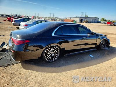Trzecie zdjęcie samochodu z tyłu: 2022 MERCEDES-BENZ S 580 4MATIC VIN:W1K6G7GB1NA098419 - miniatura