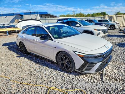 Czwarte zdjęcie samochodu z boku: 2024 HYUNDAI ELANTRA N LINE VIN:KMHLR4DF8RU744570 - miniatura