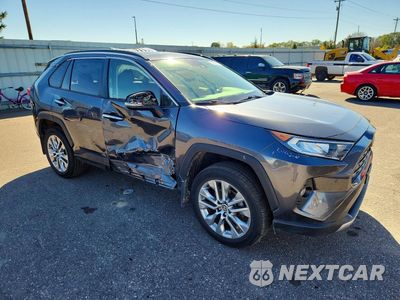 Czwarte zdjęcie samochodu z boku: 2021 TOYOTA RAV4 LIMITED VIN:JTMN1RFV4MD075597 - miniatura