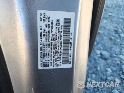 Zdjęcie 13 z 13 samochodu: 2012 HONDA ODYSSEY EX VIN:5FNRL5H4XCB074759 - miniatura