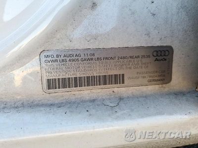 Zdjęcie 12 z 12 samochodu: 2009 AUDI A4 PREMIUM PLUS VIN:WAUSF78K79N043608 - miniatura