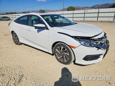 Czwarte zdjęcie samochodu z boku: 2017 HONDA CIVIC EX VIN:2HGFC2F77HH540083 - miniatura
