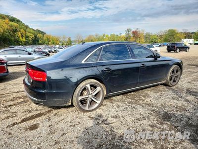 Trzecie zdjęcie samochodu z tyłu: 2014 AUDI A8 L QUATTRO VIN:WAUR2AFDXEN005229 - miniatura