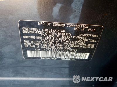 Zdjęcie 13 z 13 samochodu: 2025 SUBARU FORESTER PREMIUM VIN:JF2SLDDC6SH549302 - miniatura