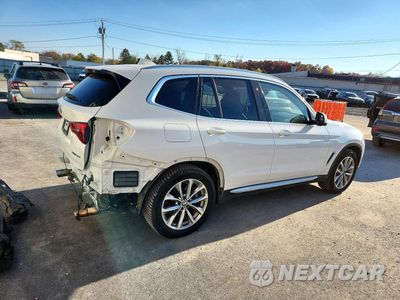 Trzecie zdjęcie samochodu z tyłu: 2019 BMW X3 XDRIVE30I VIN:5UXTR9C58KLP81283 - miniatura