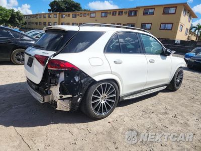 Trzecie zdjęcie samochodu z tyłu: 2021 MERCEDES-BENZ GLE 580 4MATIC VIN:4JGFB8GB4MA403176 - miniatura
